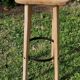 HIGH WOODEN STOOL
