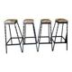 4 brutalist stools from the 1950s
