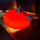 Suspension Space Age orange attribuée à Dijkstra Lampen