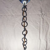 Sputnik chandelier cut glass 1960