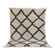 Large Beni Ouarain rug, 280 x 205 cm