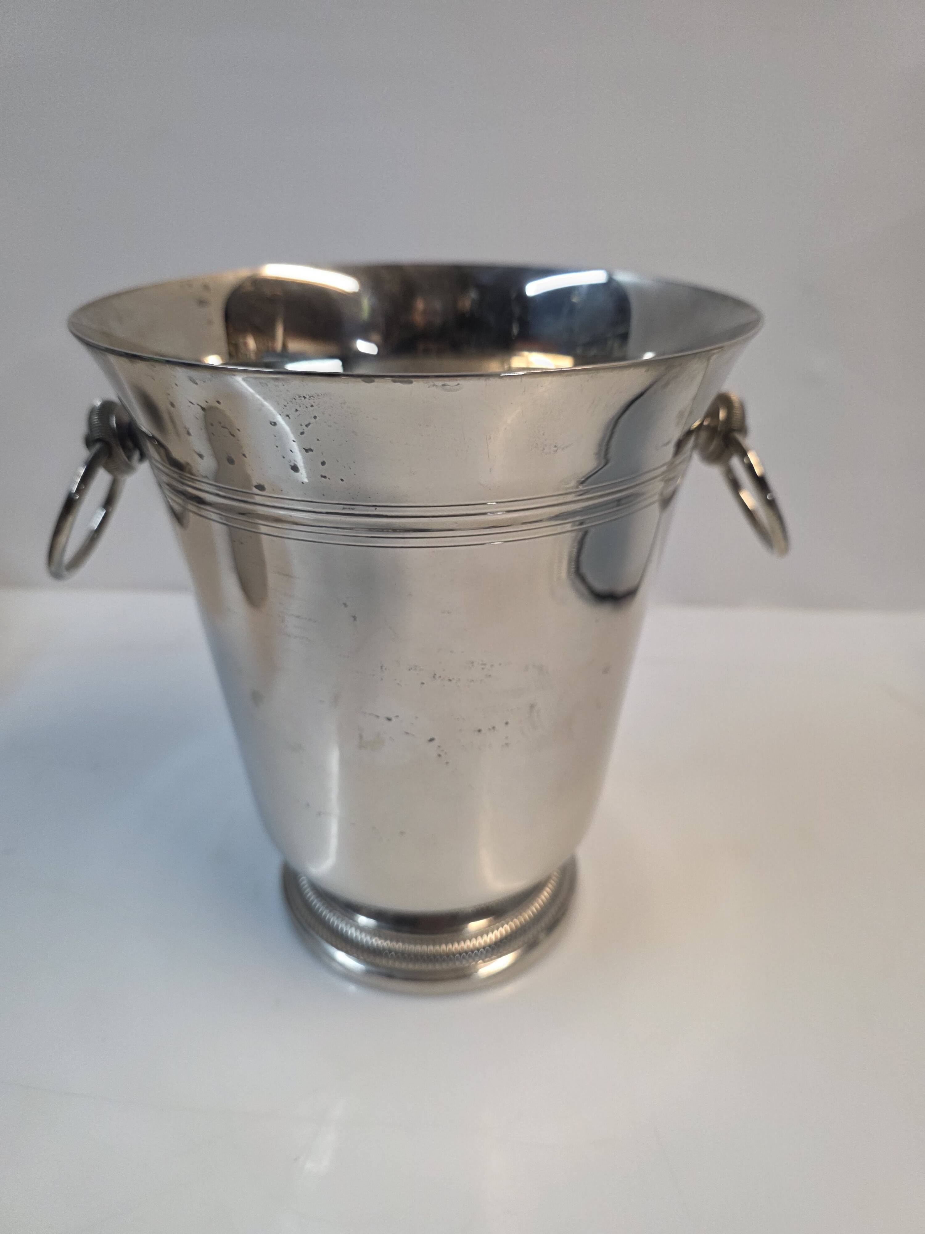 Silver-plated champagne bucket mid-20th century