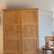 Vintage wardrobe with compass feet