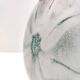 Postmodern Pink, Green and White Hand Blown Scavo Glass Vase, Murano, Italy
