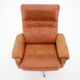 1970s leather swivel armchair by Nili Stoppmobler, Denmark