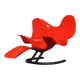 Red Elephant Chair by Bernard Rancillac