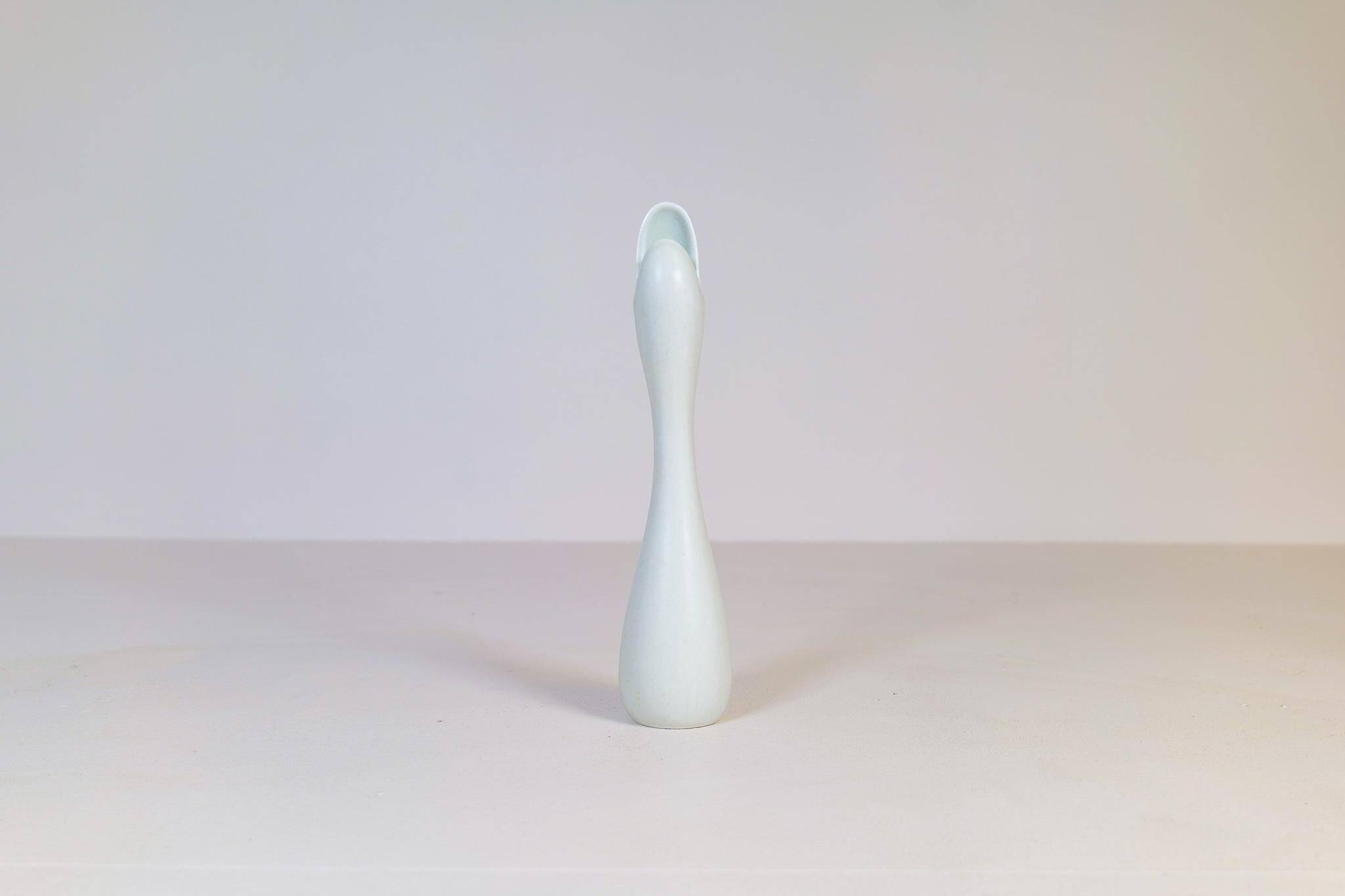 Mid-century modern ceramic vase "Caolina" Gunnar Nylund Rörstrand, Sweden