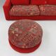 Modular Sofa in Red and Patterned Upholstery by Roche Bobois, France 1980s