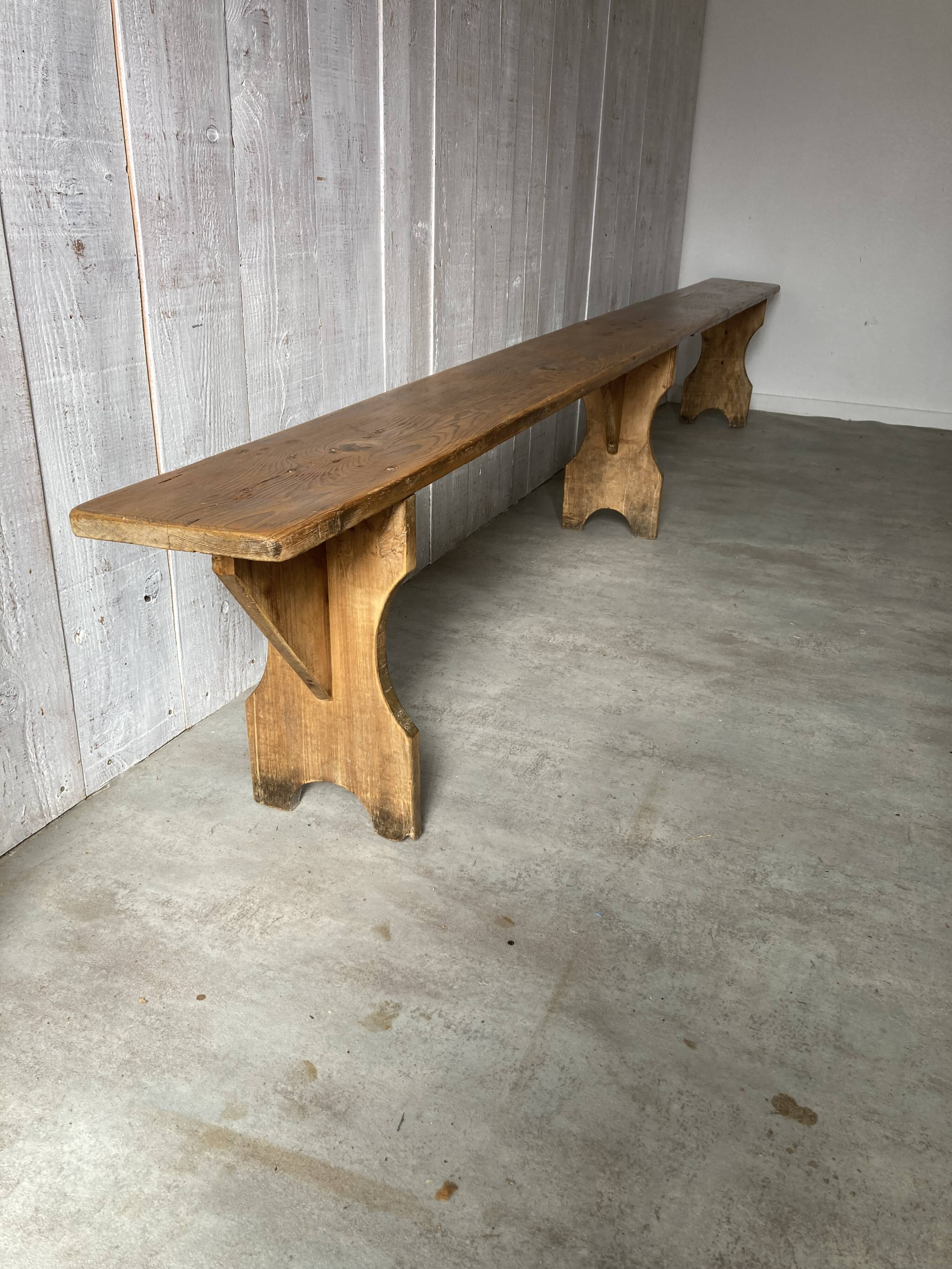 Paire de bancs campagnards 300cm