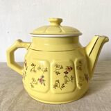 Old flowered teapot