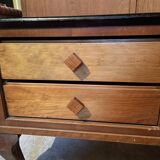 Small vintage low chest of drawers