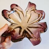 Murano pocket emptier - amber and gold