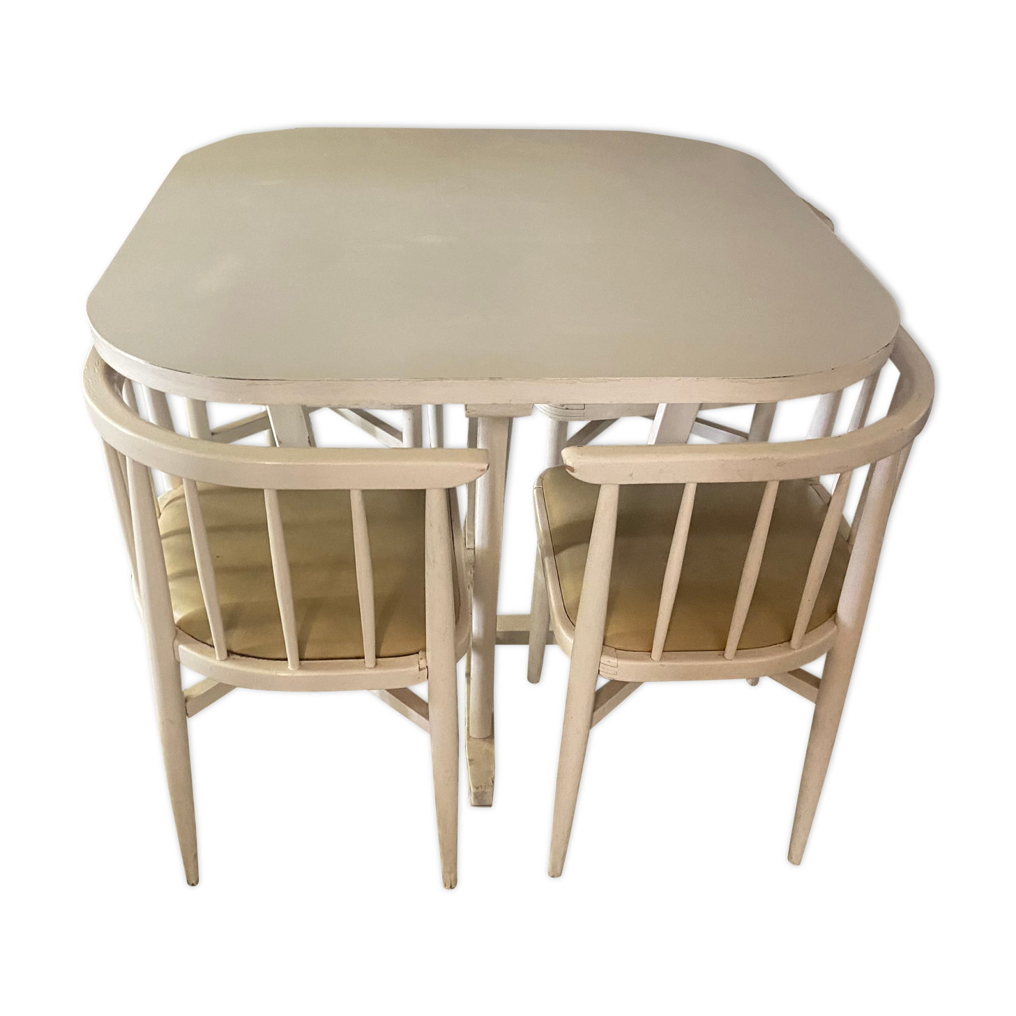 Table set and 4 chairs Thonet 1960