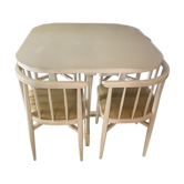 Table set and 4 chairs Thonet 1960