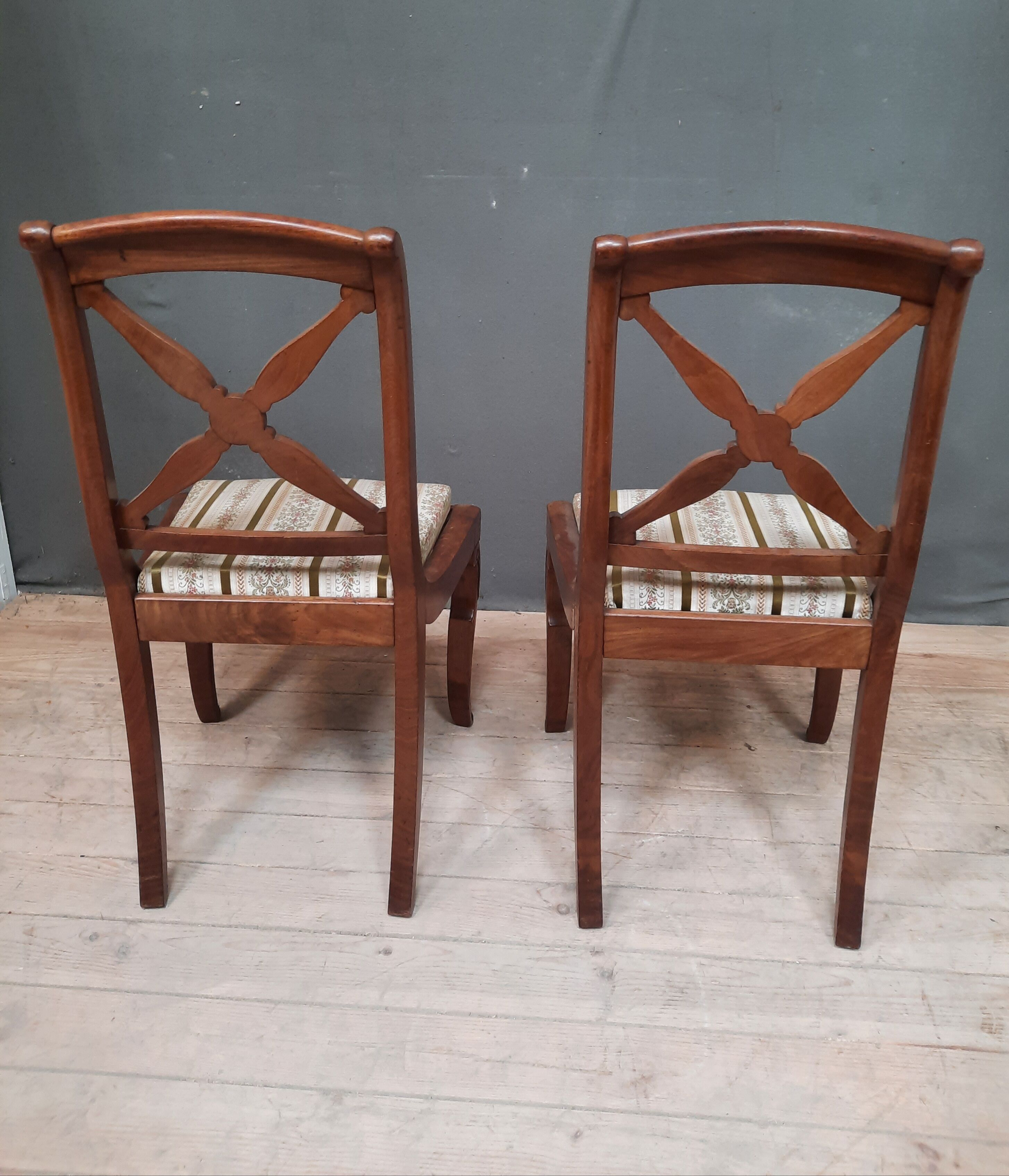 Pair of dining style chairs