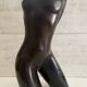 Patinated Bronze Sculpture Statue Signed S. Dali Female Body