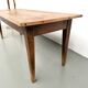 Solid walnut farmhouse table, 1950s.