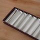 Set of 12 vintage glass knife rests – Original box – Hungary