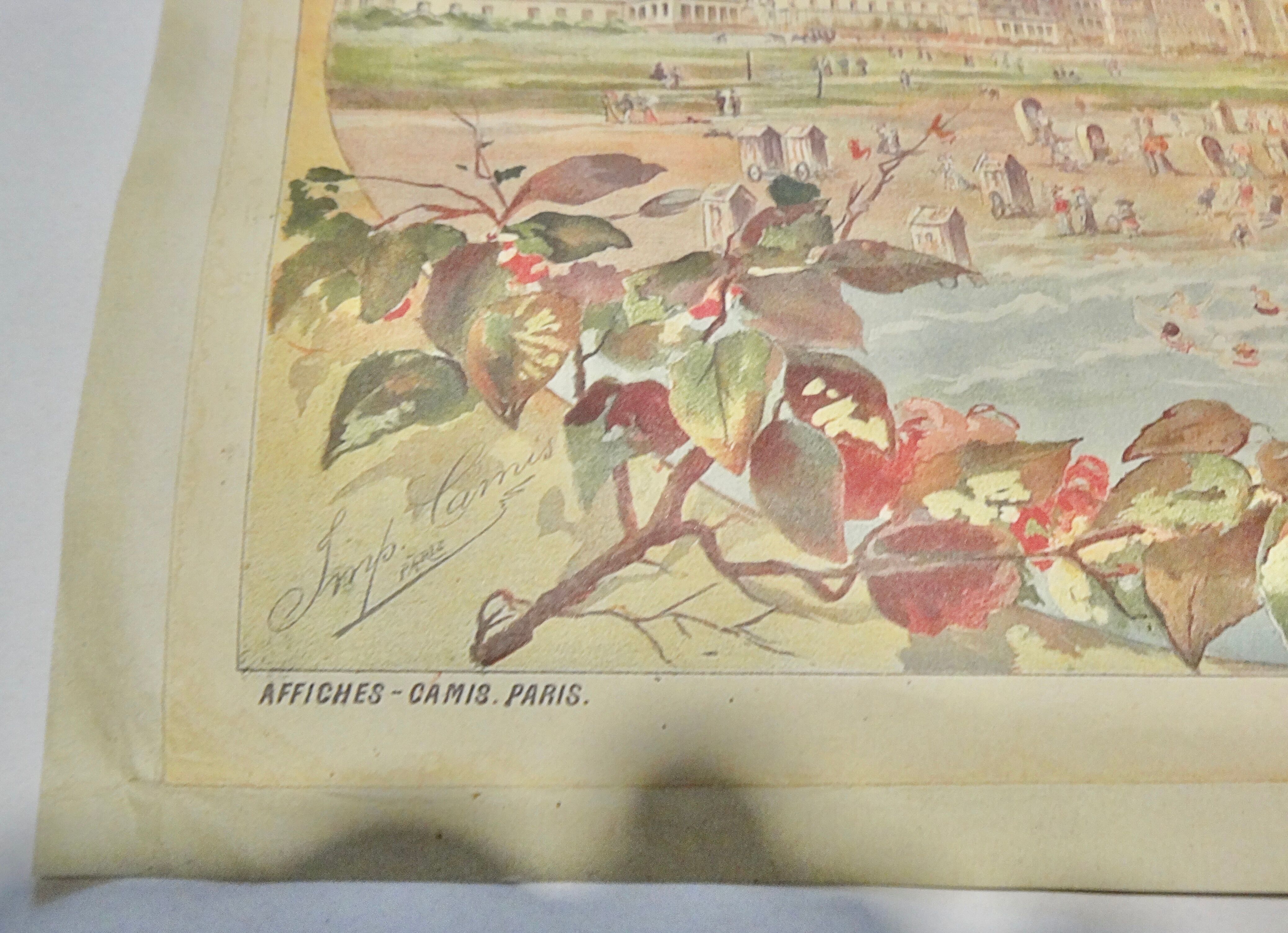 Beautiful poster hotel royal dieppe