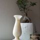 White marble vase
