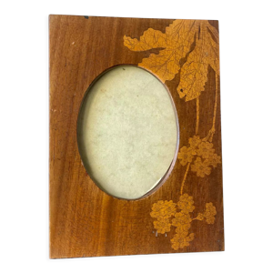 Cadre photo en bois art nouveau,