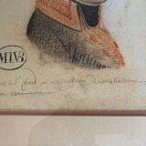 Profile portrait of Napoleon Bonaparte 1st Consul