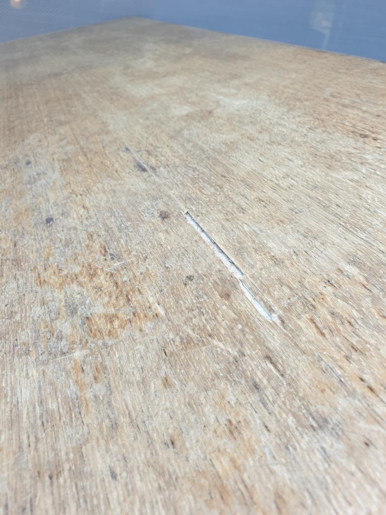 Table with architect's mechanism 1960 in white lacquered wood