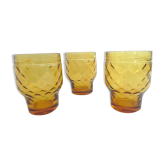 Set of 3 glasses