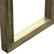 Large brass and glass console by Roméo Rega Italy circa 1970 - L