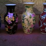 Series of Asian vases
