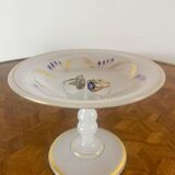 Plat à bijoux en opaline du XIXème siècle