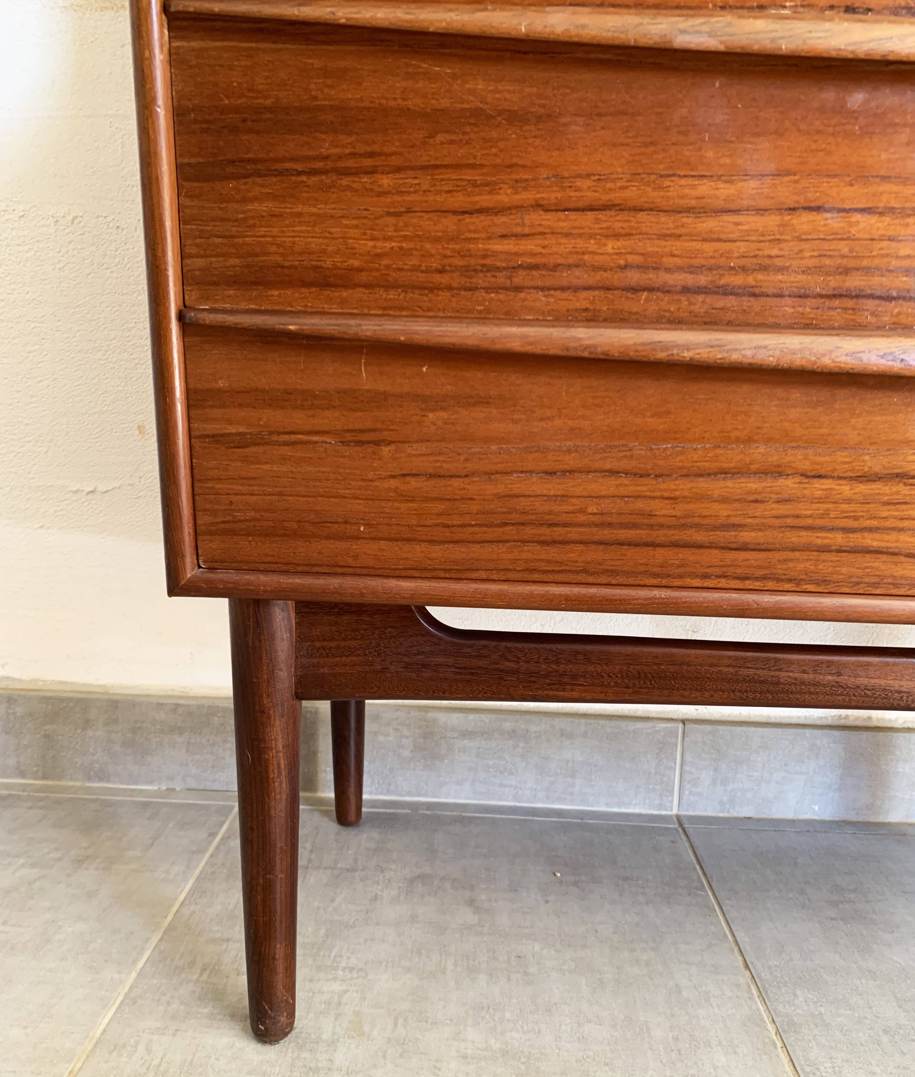 Secretaire vintage danois en teck par svend a.madsen