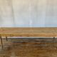Former large farm table bistro bar café restaurant 290 cm solid wood