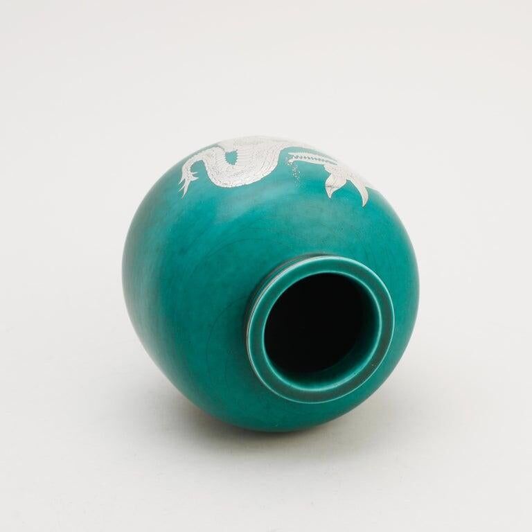 Vase Wilhelm Kage Gustavsberg Sweden, 1950. Signed and dated.