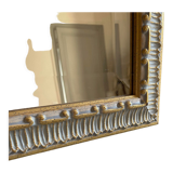 Mirror golden white frame