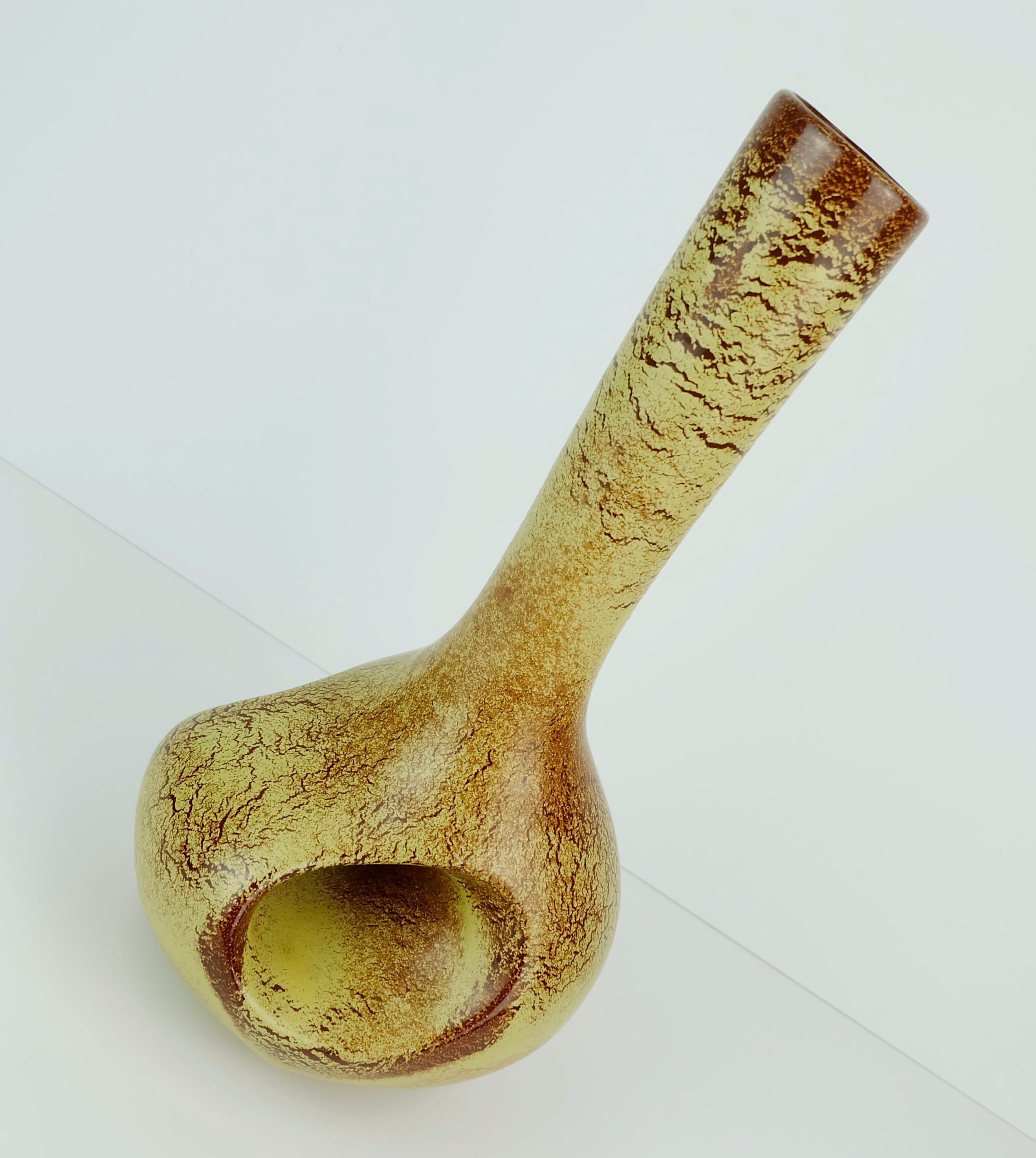 Vase Bertoncello Italie en céramique Roberto Rigan Années 1970