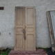 Old castle doors
