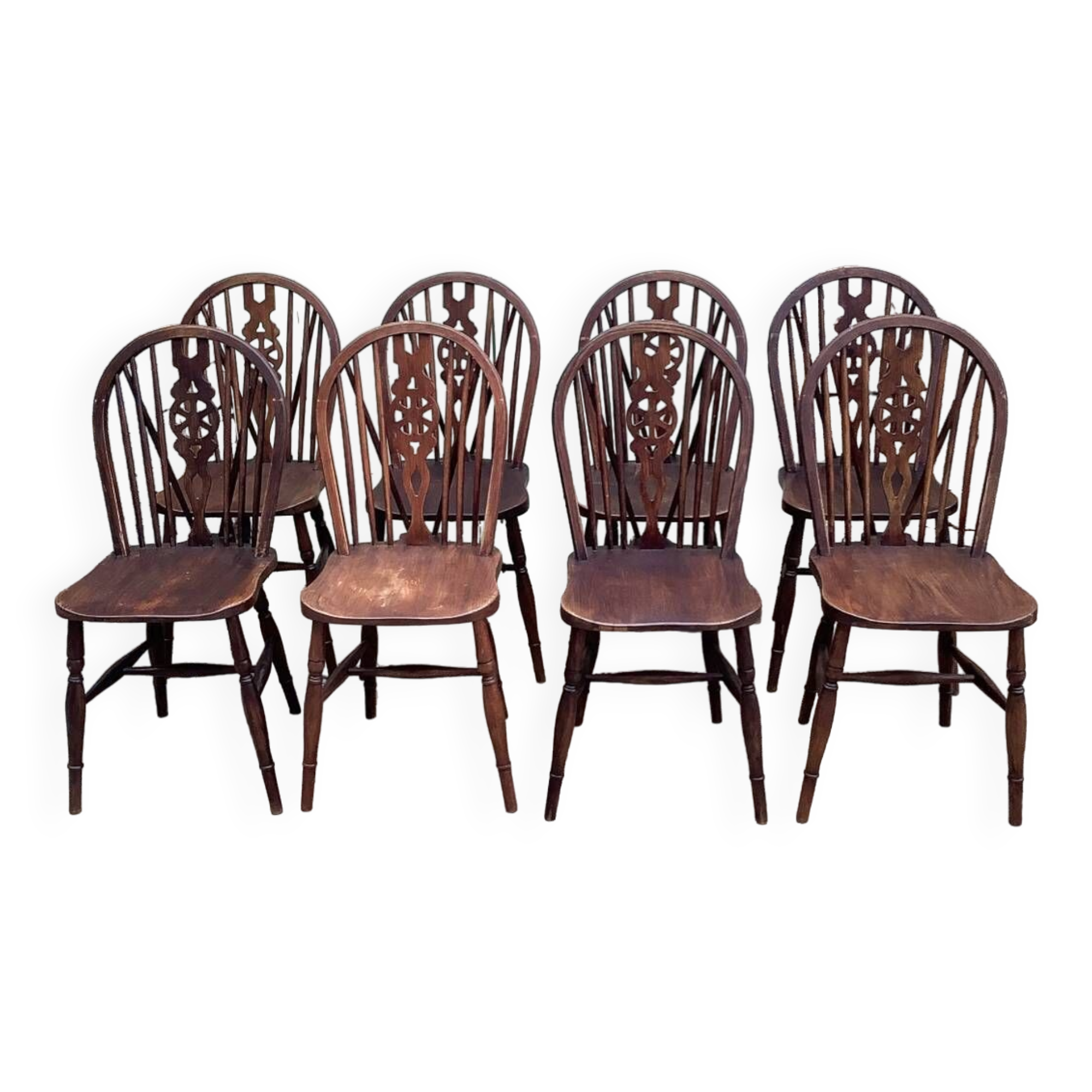 8 Windsor chairs