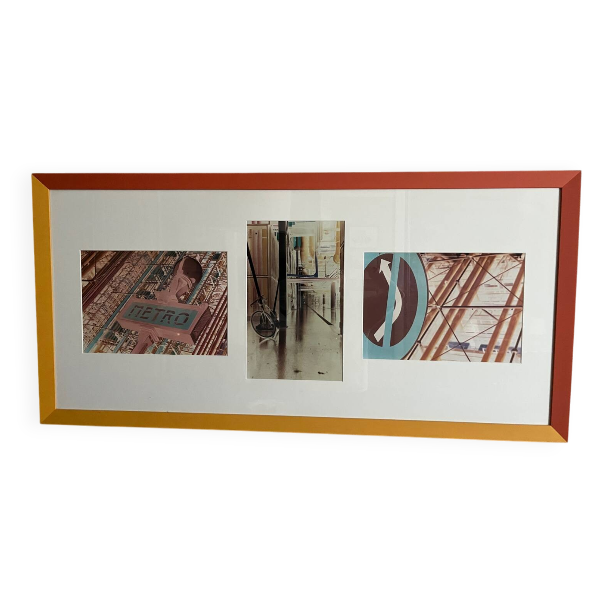 Photo triptych "psychedeclic" Centre Pompidou by Antoine E Meyer