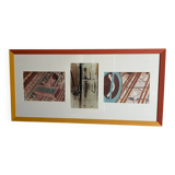 Photo triptych "psychedeclic" Centre Pompidou by Antoine E Meyer