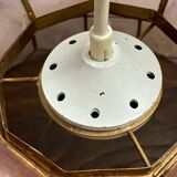 Suspension en nacre et laiton, années 70