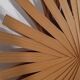 Applique soleil en bois 1960