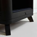 Revisited vintage chest of drawers / solid oak stained in gradient