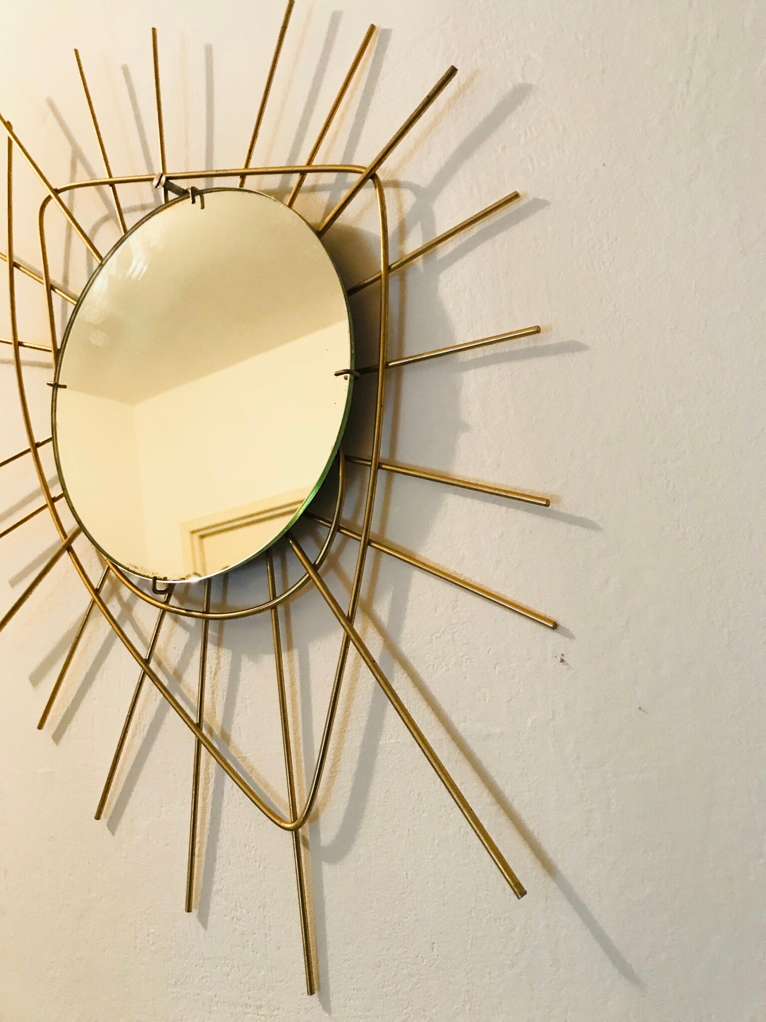 Mirror forms free vintage sun 51x74cm