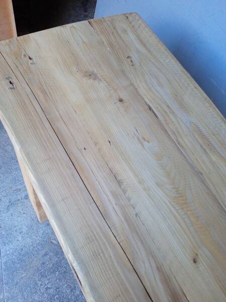 Workbench 120cm old solid wood