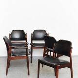 Arne Vodder Dining Chairs No.62/62A for Sibast