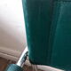 60/70s leather and chrome cantilever chair