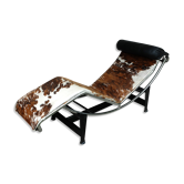 Lounge chair LC4 Cassina by Charlotte Perriand, Le Corbusier and Pierre Jeanneret Vintage 1960s
