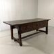 Table basse espagnole antique brutaliste