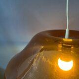 Vintage space age pendant lamp by Herda